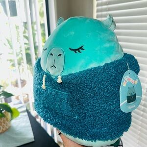 Squishmallows - Nastia the Capybara - Fleece Hoodie edition - NWT 12in